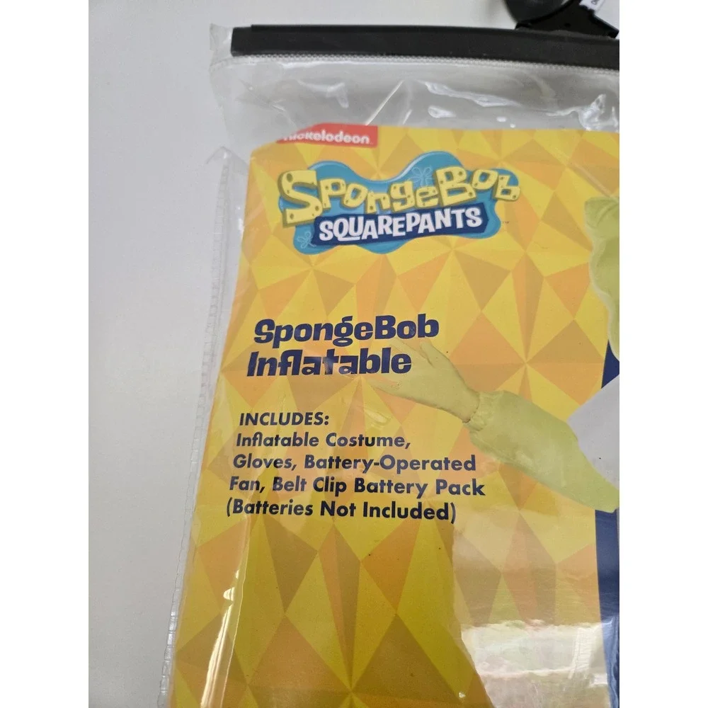 Spirit Halloween Nickelodeon SpongeBob SquarePants Inflatable Costume Child OSFM